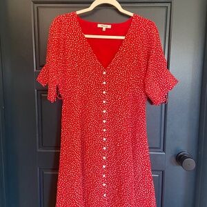 Madewell Red Dress - size 4